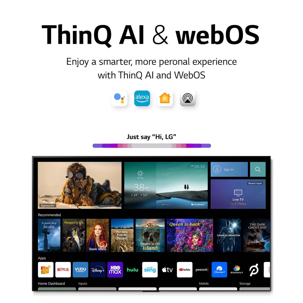 65 Class 4K UHD OLED Smart TV with Dolby Vision B1194