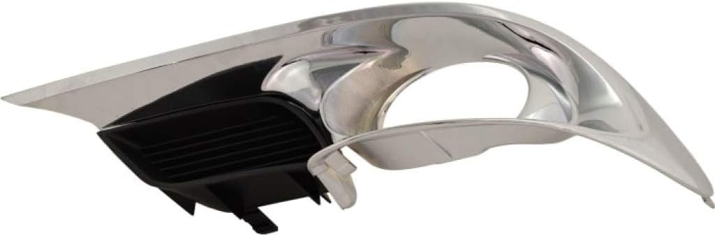 Fog Light Cover for Toyota Avalon 2011 2012 Driver Side Black Chrome N47784