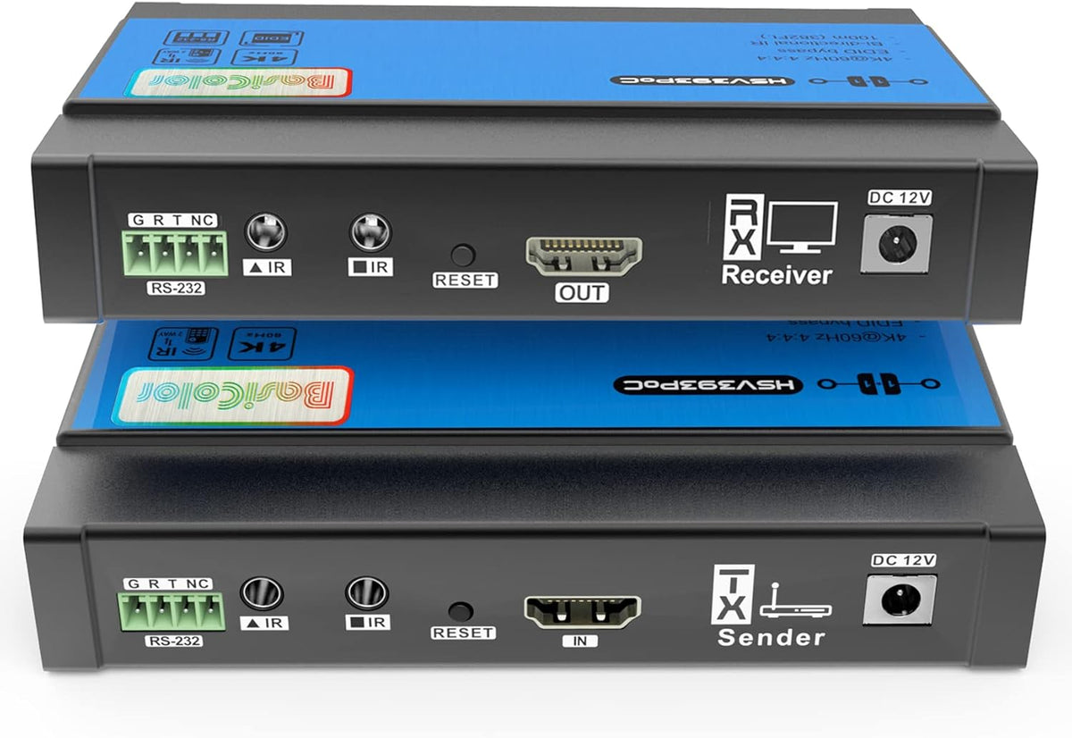 4K@60Hz HDMI Extender Over Cat5e Cat6 Up to 100m with IR Q83974