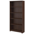 5 Shelf Bookcase in Modern Walnut T938