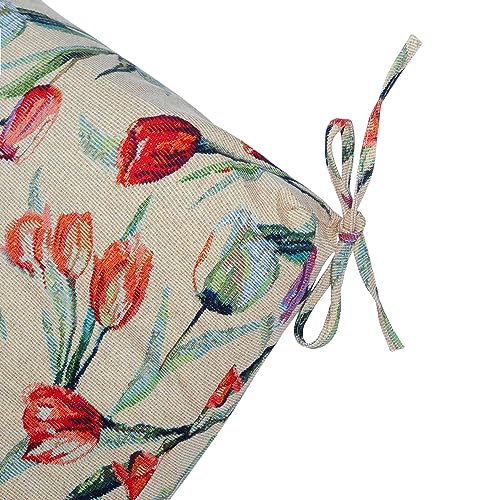 Set of 2 Outdoor Dining Chair Cushions 38x18x4.5 inch H847