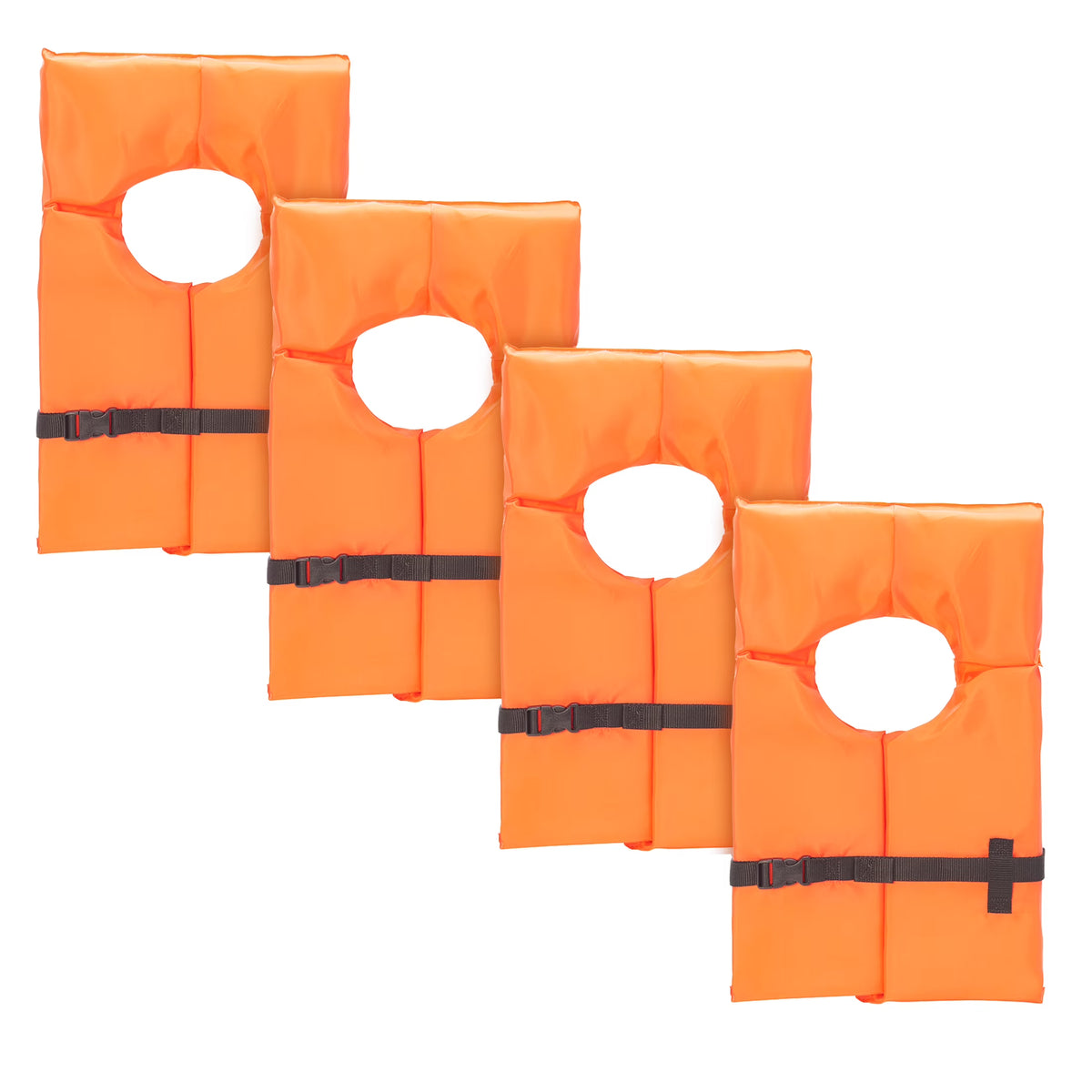 U.S. Coast Guard Approved Type II Adult Life Jacket, 4-Pack U948