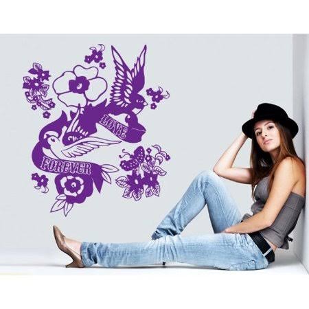 Light Brown Vinyl Wall Decal W75509
