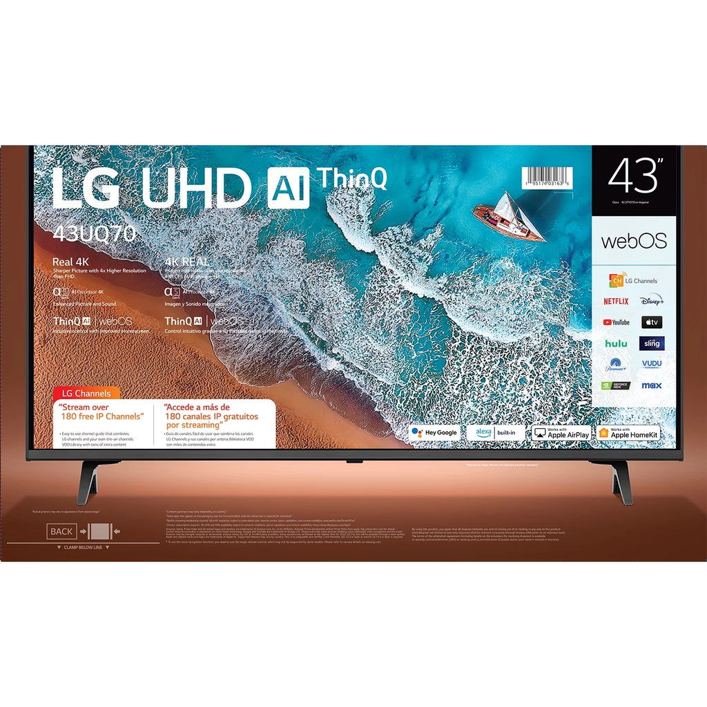 43" 4K UHD Smart TV C784