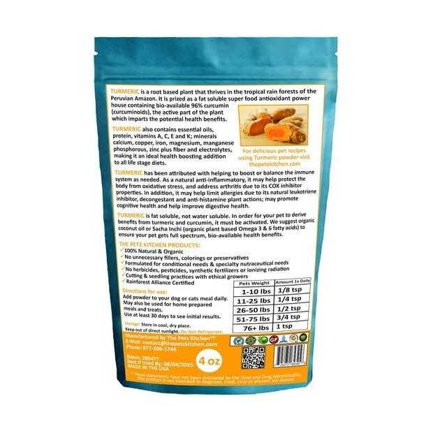 Turmeric Powder Dog & Cat Supplement U721