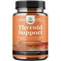 Herbal Thyroid Support Supplement with Iodine, B12, Selenium, Ashwagandha - 60 Capsules G80689