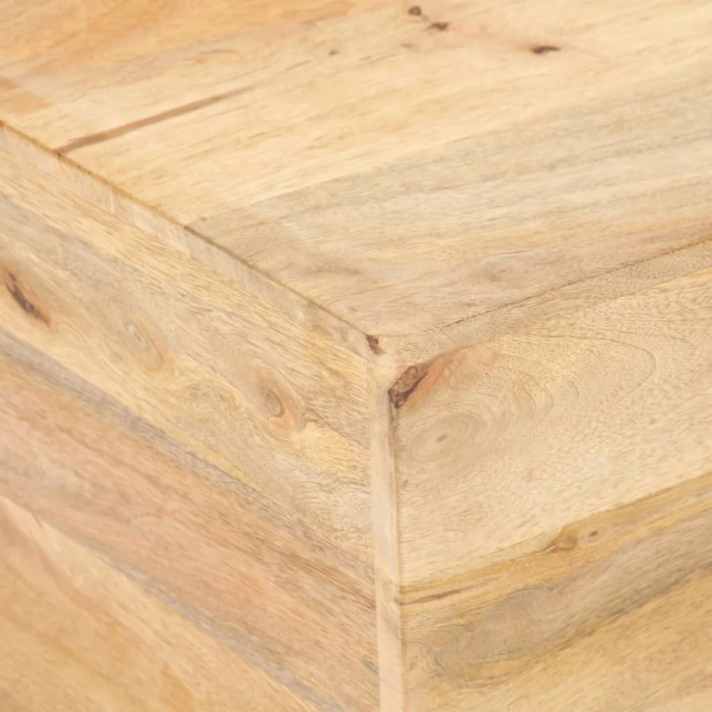 Wooden Coffee Table Mango Wood V-Shape Side Table H1558