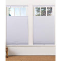 White 1.5in. Cordless Blackout Top Down Bottom Up Cellular Shade E371860