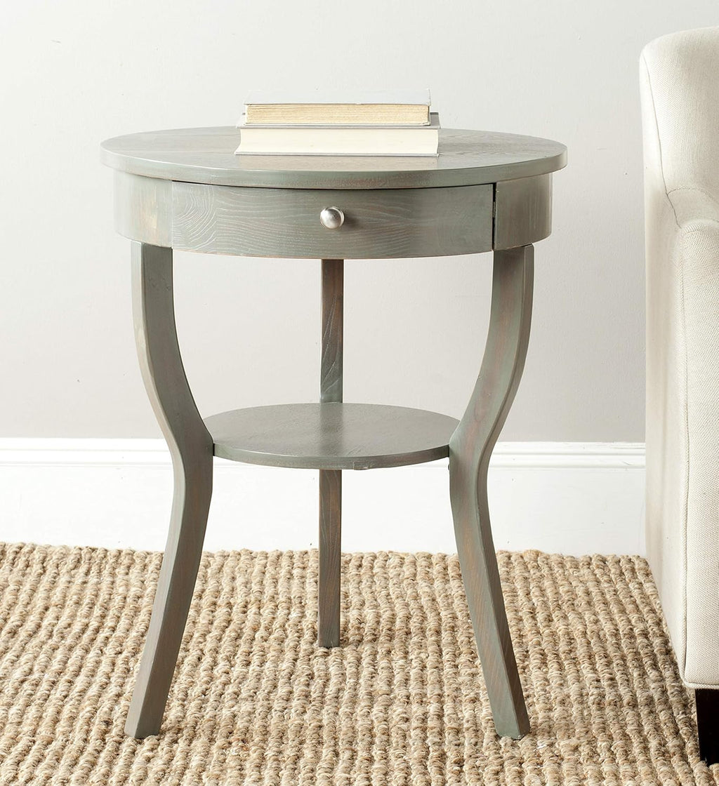 French Grey End Table Y779855
