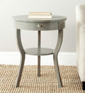French Grey End Table Y779855