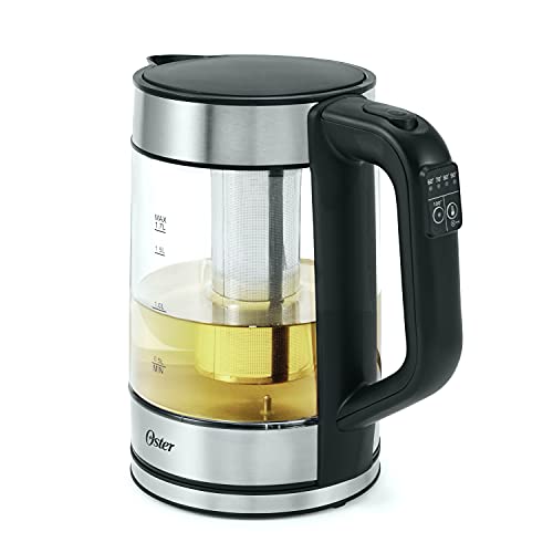1.7 L Electric Glass Kettle with Tea Infuser F787