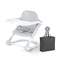 Toddler Booster Seat with Aluminum Frame, Soft PU Cushion, Grey E406876