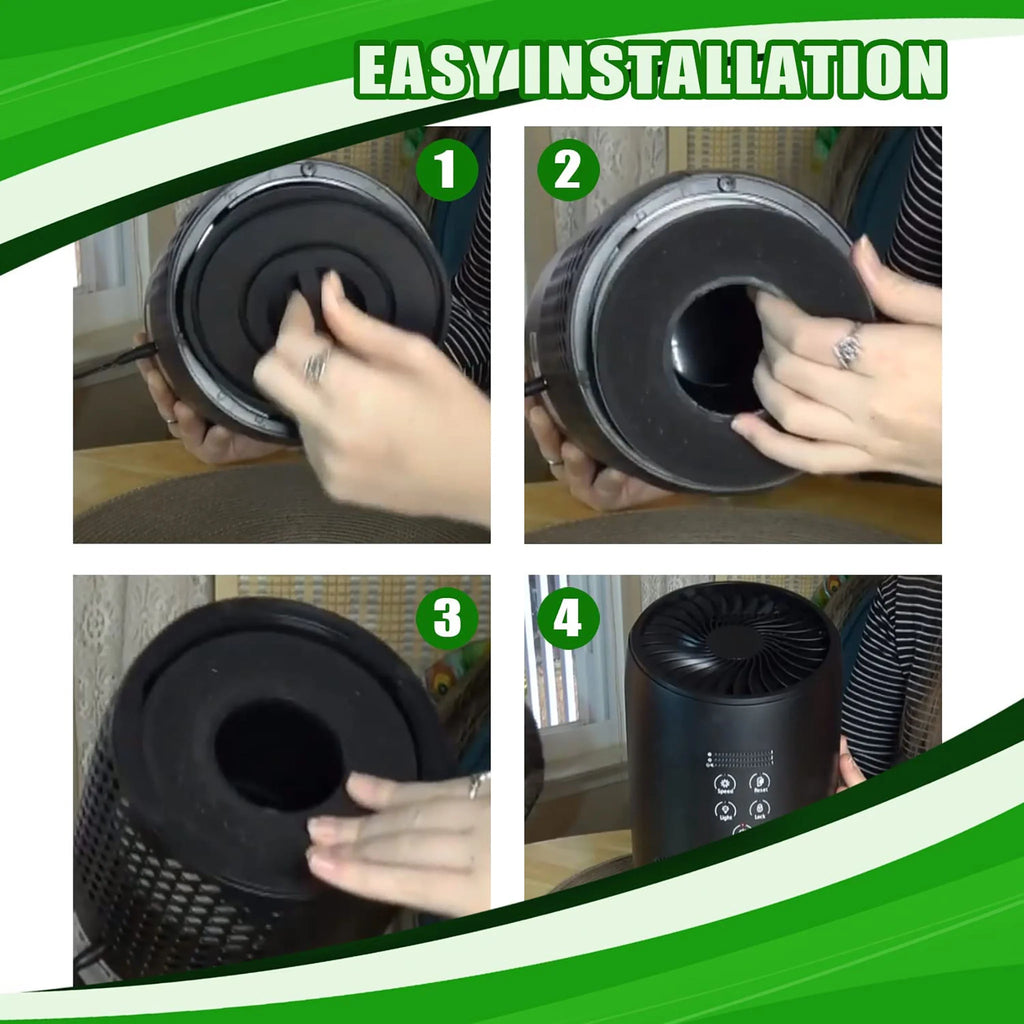 True HEPA Filter with Pre-Filter Activated Carbon Filter V8095