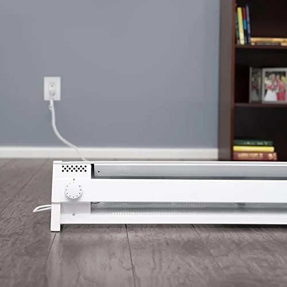 49" Portable Electric Baseboard Heater 1500 Watt White Q5216