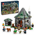 LEGO Harry Potter Hagrid's Hut: an Unexpected Visit - Kids Building Toy with Buildable House, 7 Minifigures & Dragon D4244