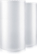 2 Pack 12 Inch x 72 ft Bubble Cushioning Wrap Roll Perforated Every 12” D215