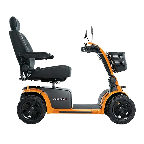 Orange Mobility Scooter with Seat V3069