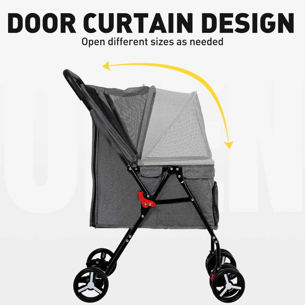 Mesh Foldable Pet Stroller V664