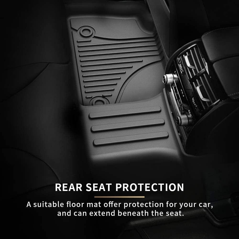 Heavy Duty TPE All Weather Car Floor Mats Full Set J6980