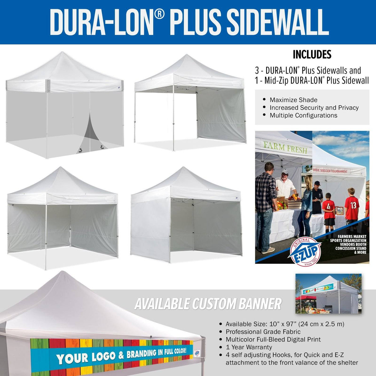 10 x 10 Instant Shelter Canopy L504880