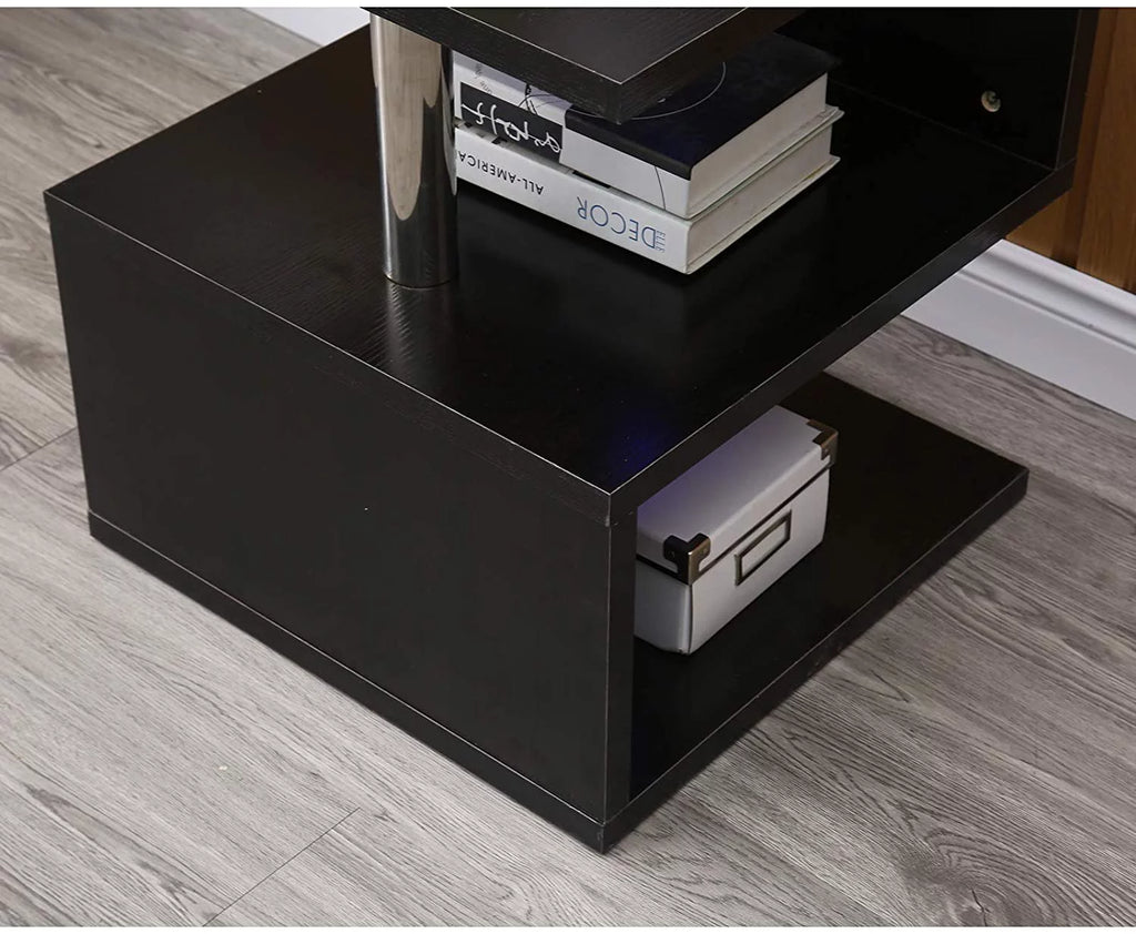 Black High Gloss Sofa Side End Table Z485