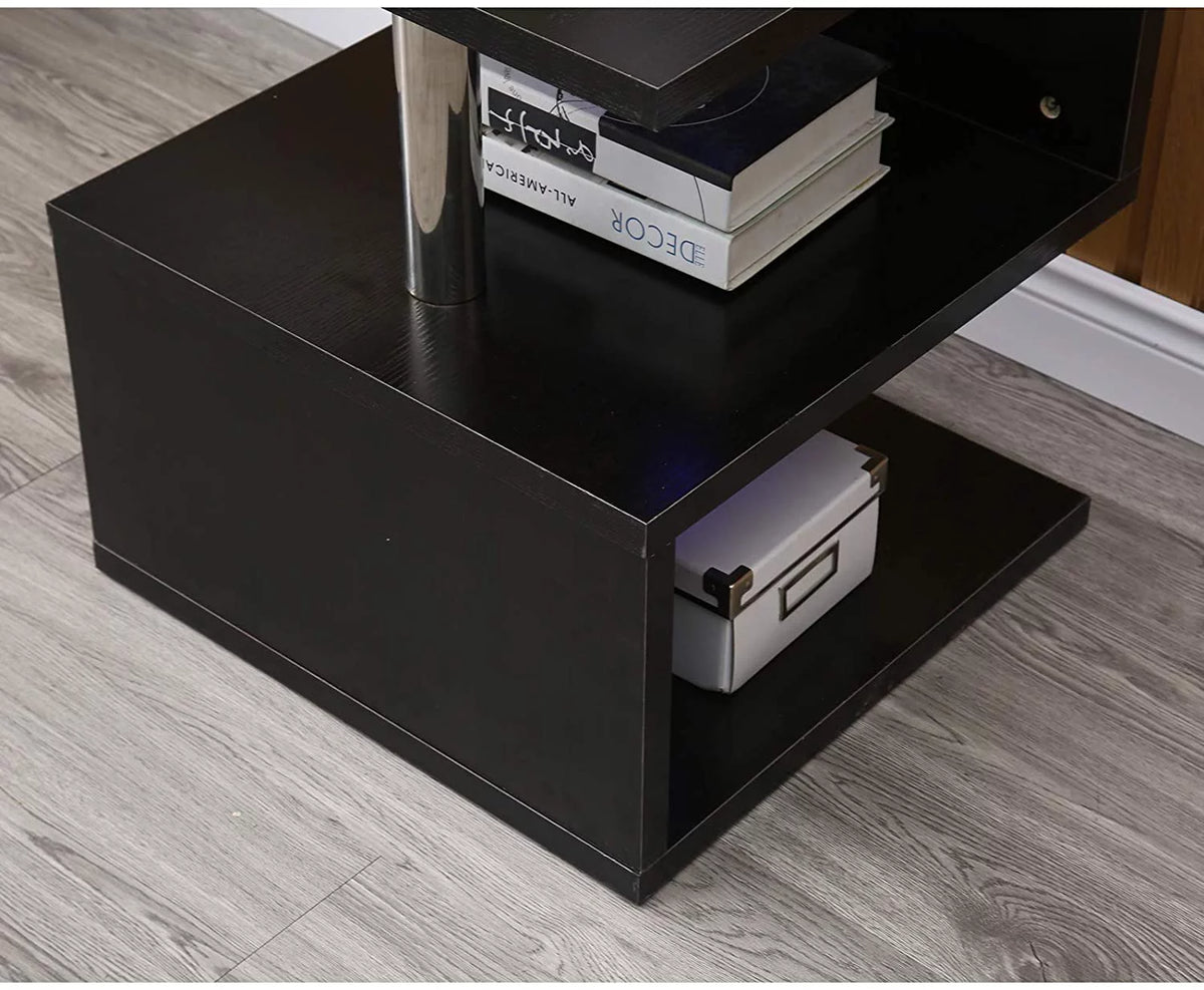 Black High Gloss Sofa Side End Table Z485