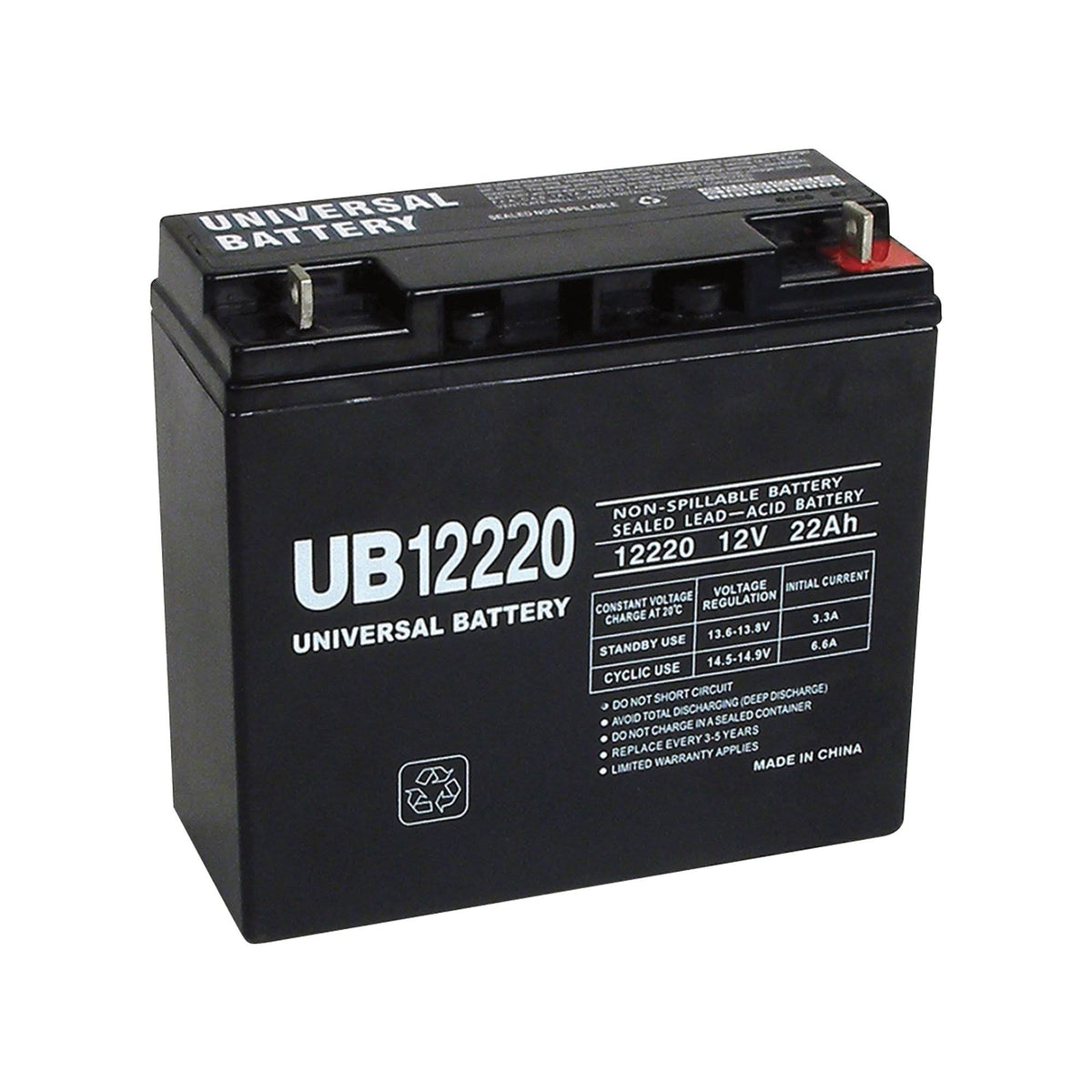 Sealed Lead Acid AGM 22 Ah 12V D317298