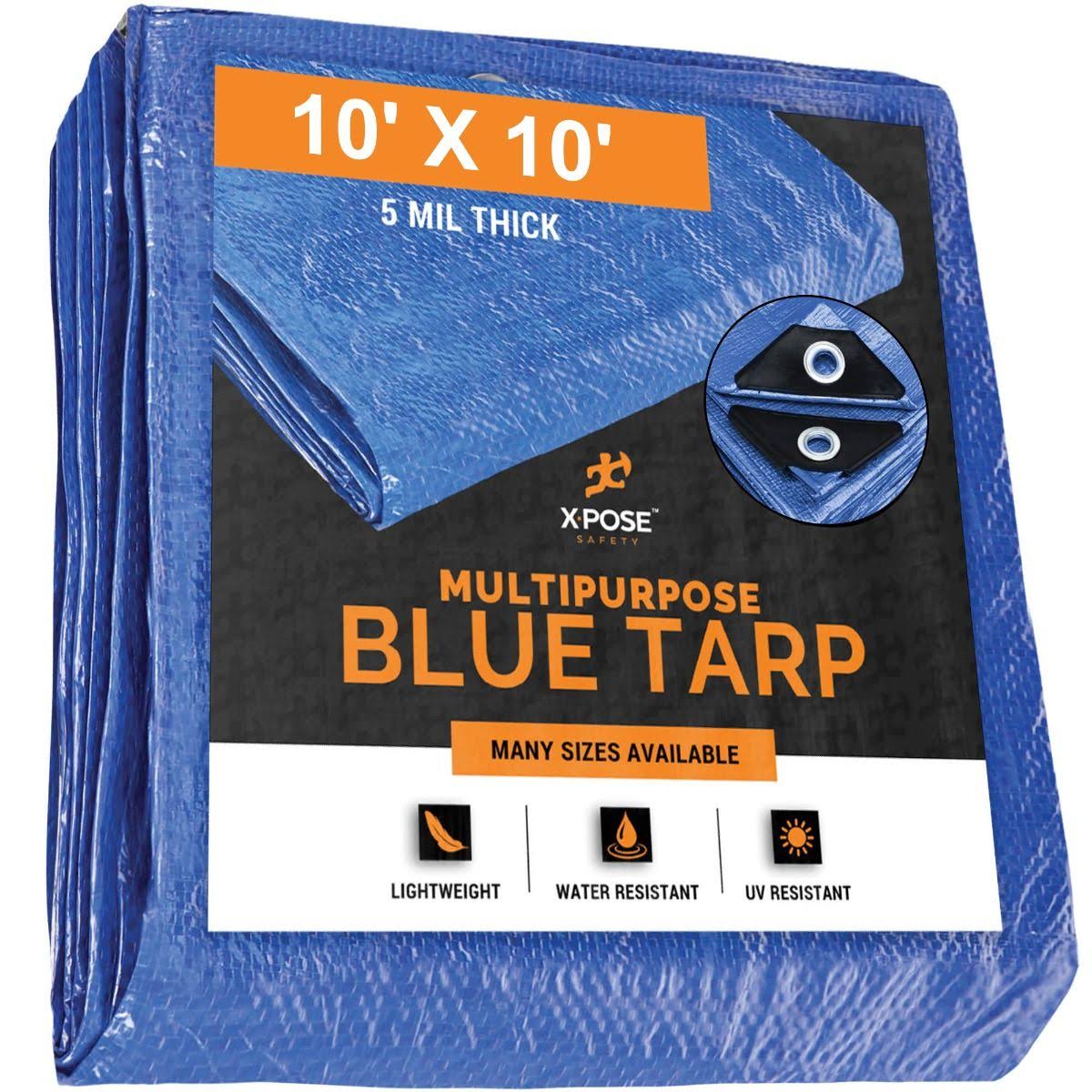Blue Poly Tarps 10 x 10 - Case of 20 P653244