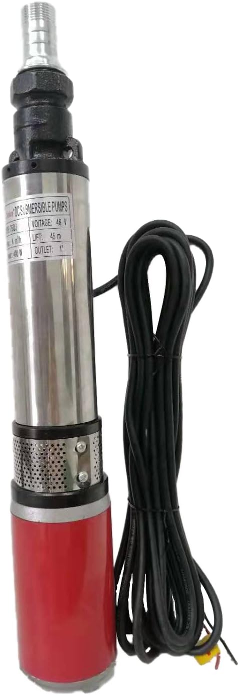 12V DC 250W Stainless Steel Submersible Water Pump 25m 4000L/H 1In Outlet W820