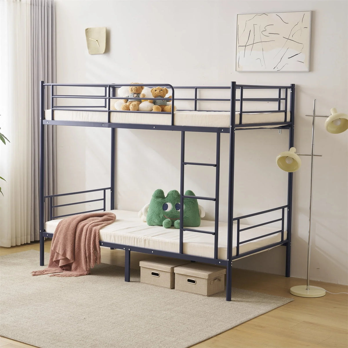 Twin over Twin Steel Bunk Beds Z705882