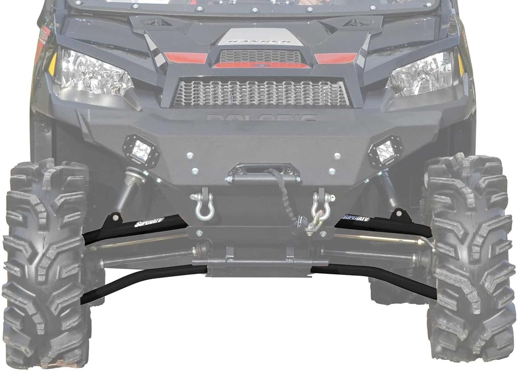 Heavy Duty Arched 1.5" Forward Offset A-Arms for Polaris Ranger Full Size XP 1000 Black J6943