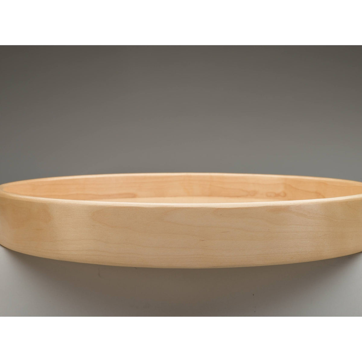 32x22 Natural Wood Kidney Lazy Susan L900