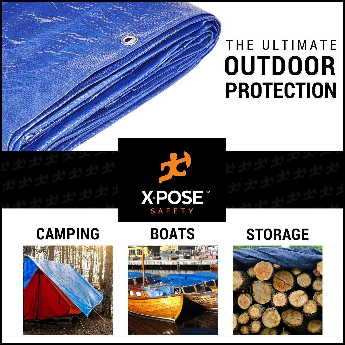 Blue Poly Tarps 10 x 10 - Case of 20 P653244
