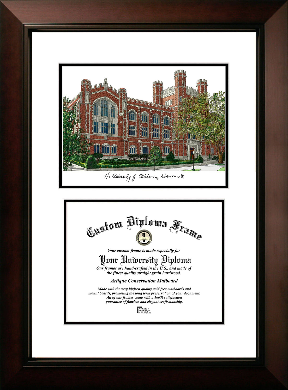 8.5 x 11 in. Diploma Satin Frame L41491