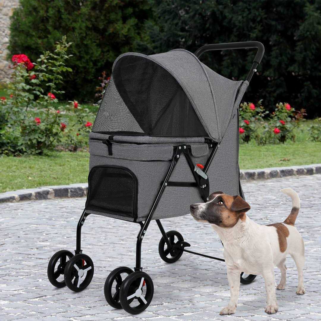 Mesh Foldable Pet Stroller V664
