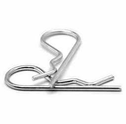 Hitch Pin Clip / Hairpin Cotter - Low Carbon Steel Zinc Plated Pk 500 S873