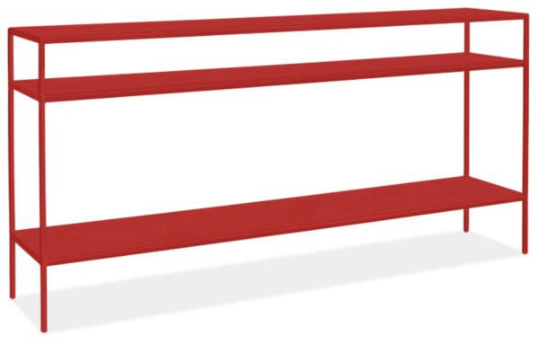 Scarlet Red Slim Console Table U944276