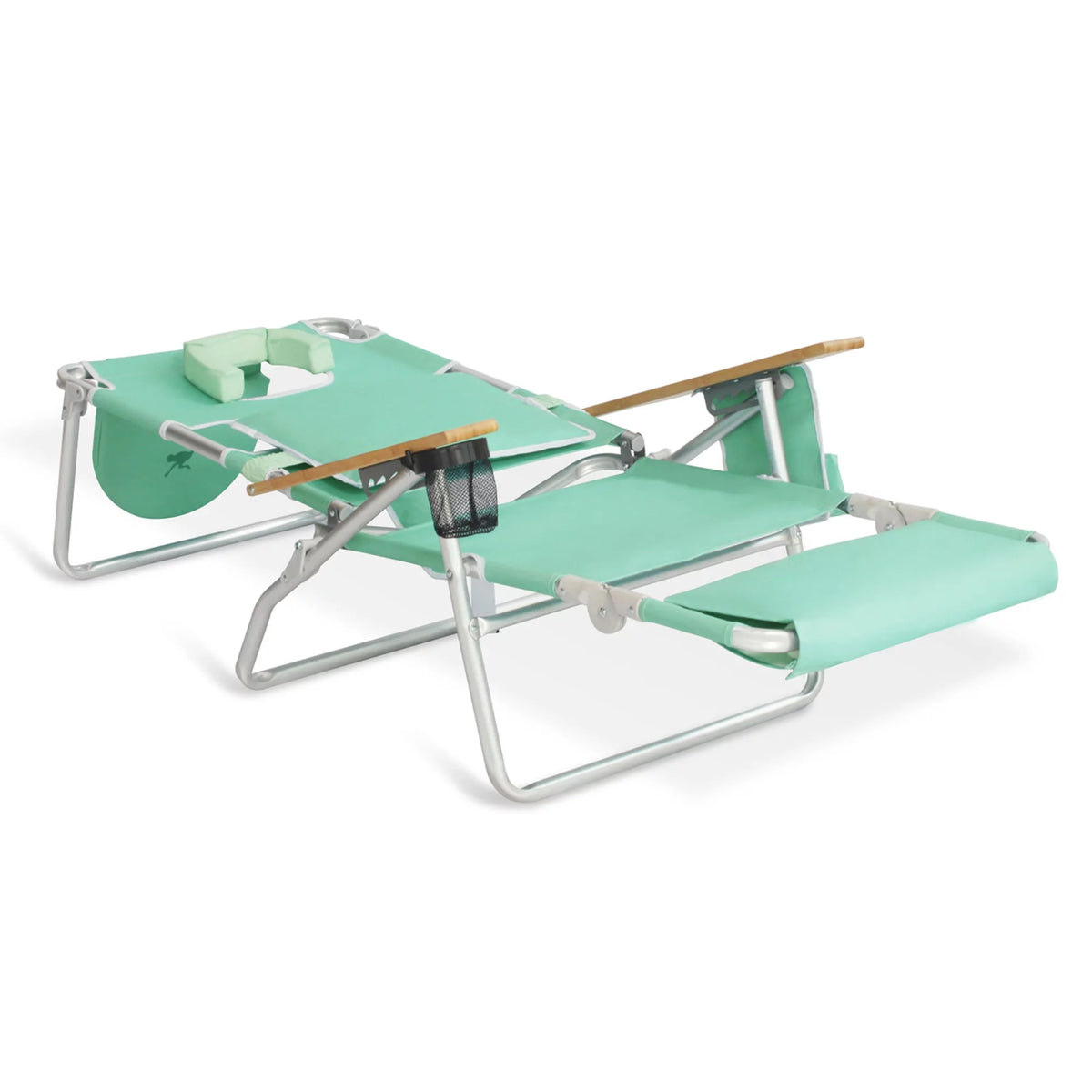 Teal 2 Pack Padded Outdoor Folding Beach Chair F5074