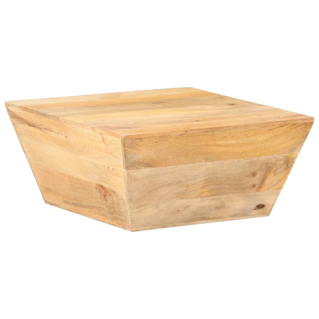 Wooden Coffee Table Mango Wood V-Shape Side Table H1558
