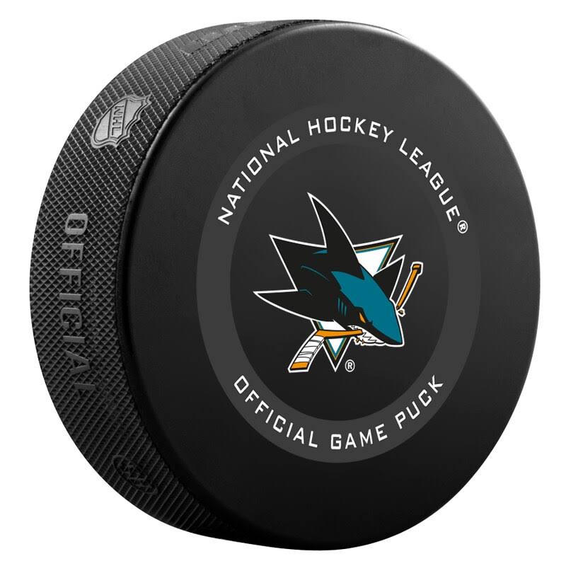 San Jose Sharks Young Collectors Bundle Plaque 2019 Model Official Game Puck E16377