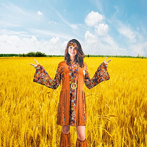 Hippie Costume Disco Dress Set R5713