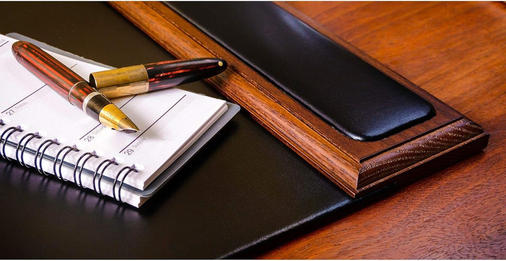 Wood & Leather Desk Pad Y785844