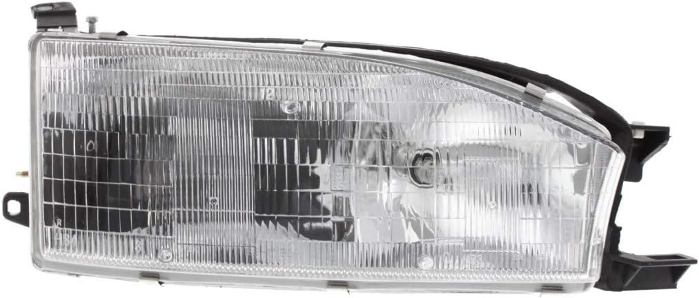 Passenger Side Halogen Headlight for Toyota Camry 1992 1993 1994 E8561