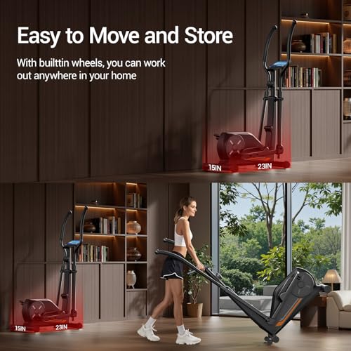 Elliptical Machine with 8 Levels Resistance and 12" Stride E450968