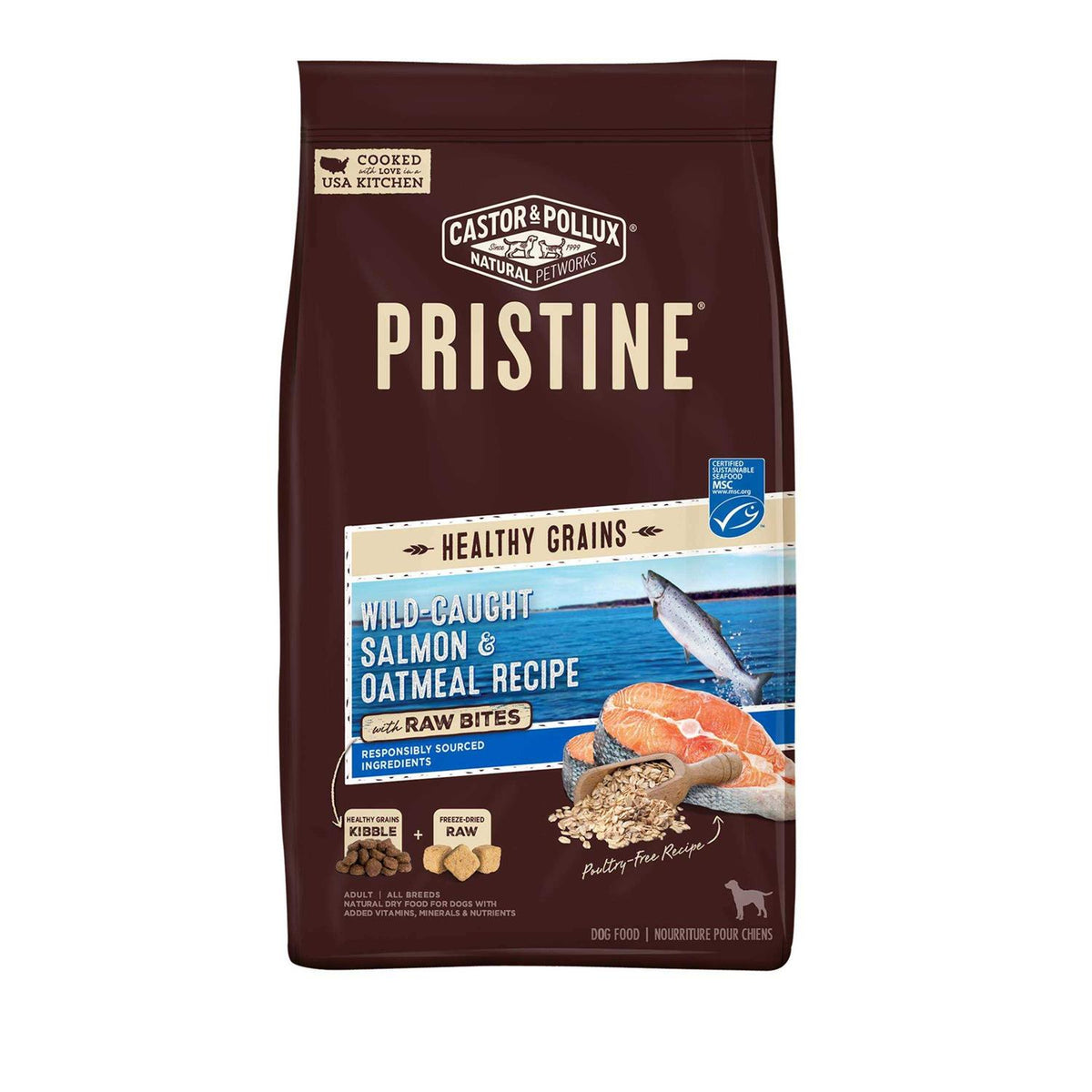Wild Caught Salmon & Oatmeal Dog Food L890