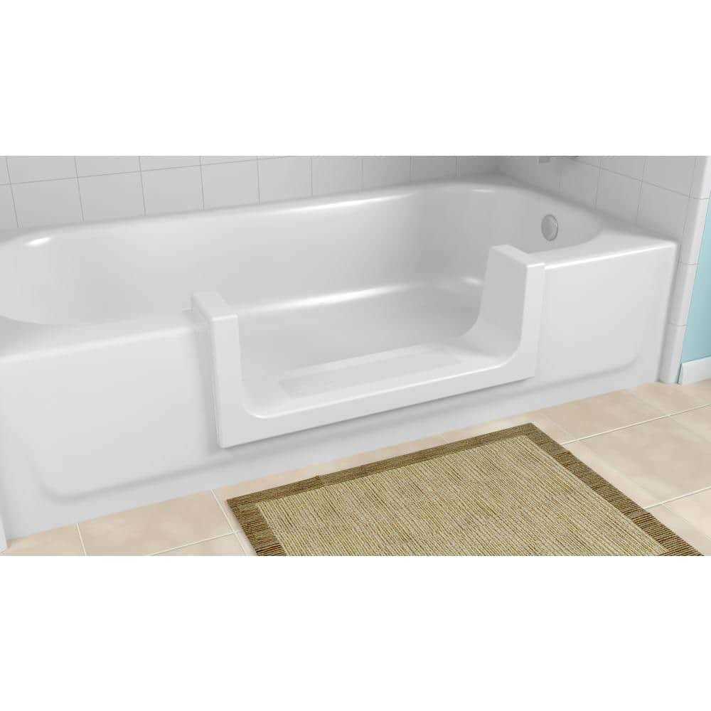 Wide White Step Bathtub Conversion Kit E5621