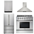 36 Propane Gas Range, Range Hood, Refrigerator, Dishwasher U45557