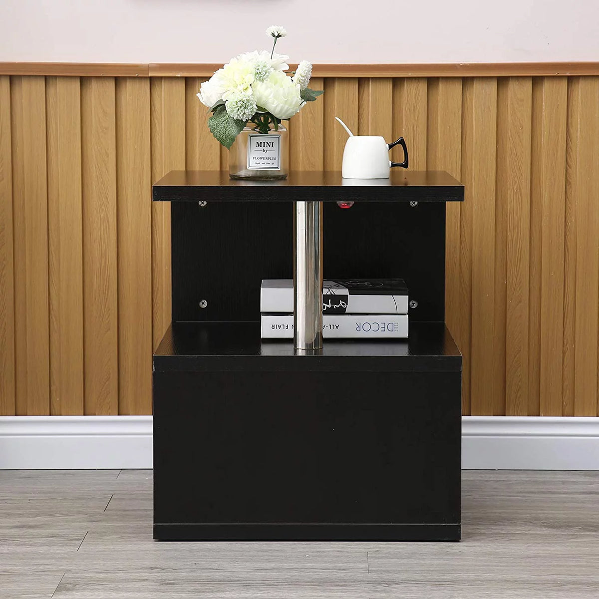 Black High Gloss Sofa Side End Table Z485