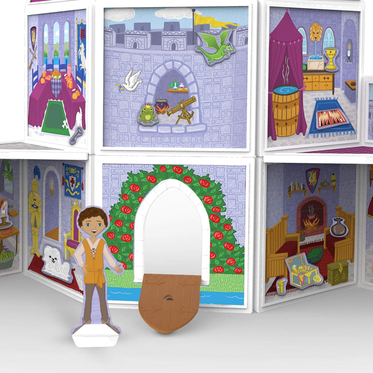 Medieval Castle Magnetic Dress-Up Play Set W865262