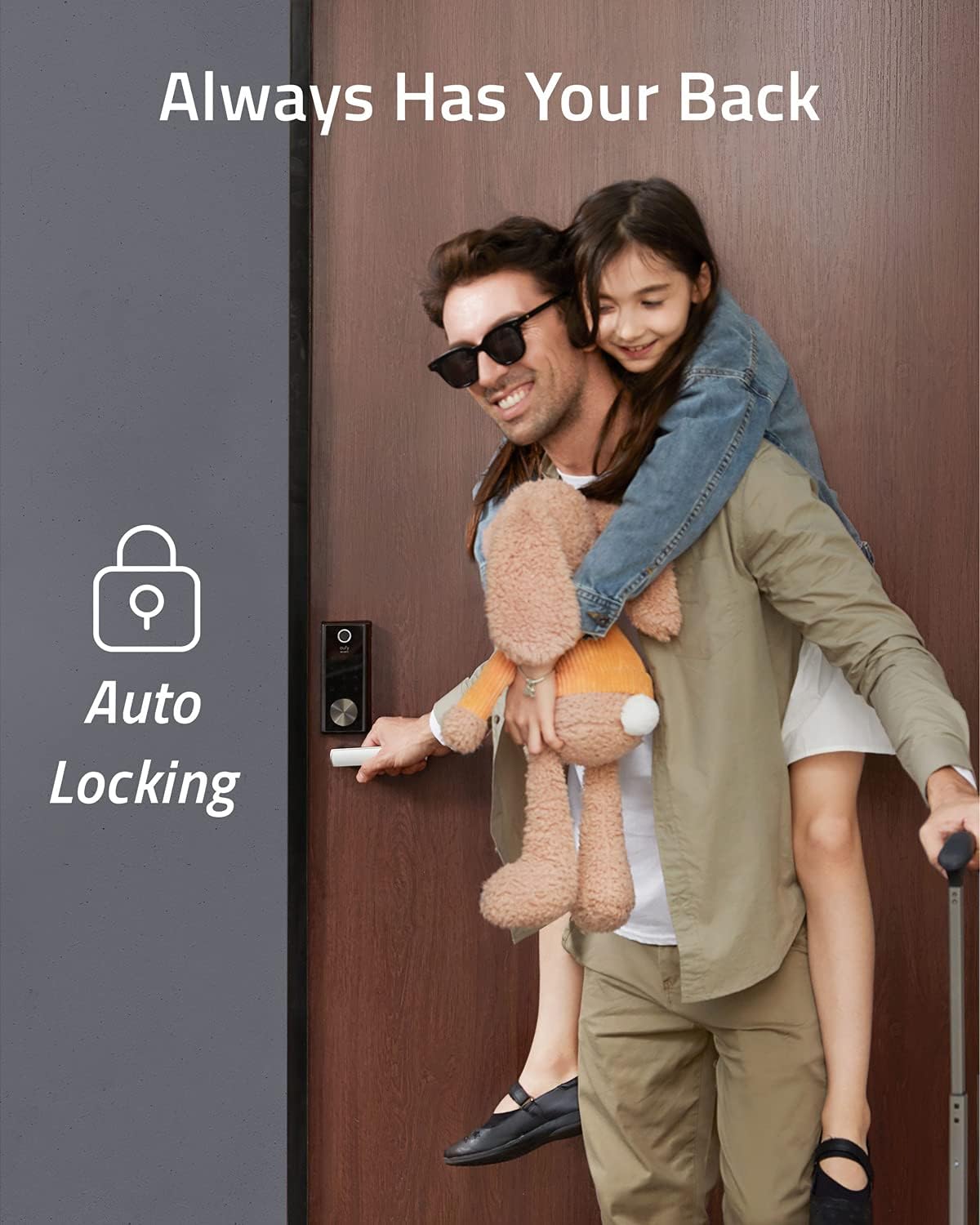 Smart Lock Touch & Wi-Fi Fingerprint Keyless Entry Door Lock D856